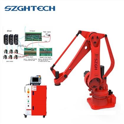 EASY TO OPERATE：
The buttons of the teach pendant are simple and easy to understand, and the teaching programming can be learn and use quickly. If the operation is wrong, the machine automatically stops to avoid the risk of equipment damage.