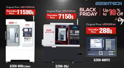 CNC Systems And Machine Tools Black Friday Shopping Coming Soon